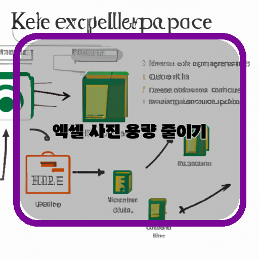 엑셀 사진 용량 줄이기