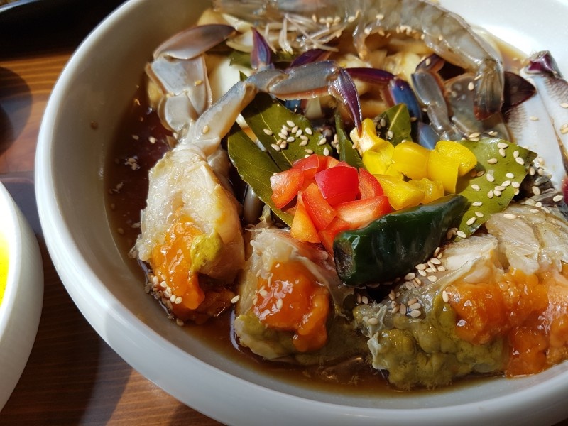 서울 간장게장 맛집 보스간장게장 음식들