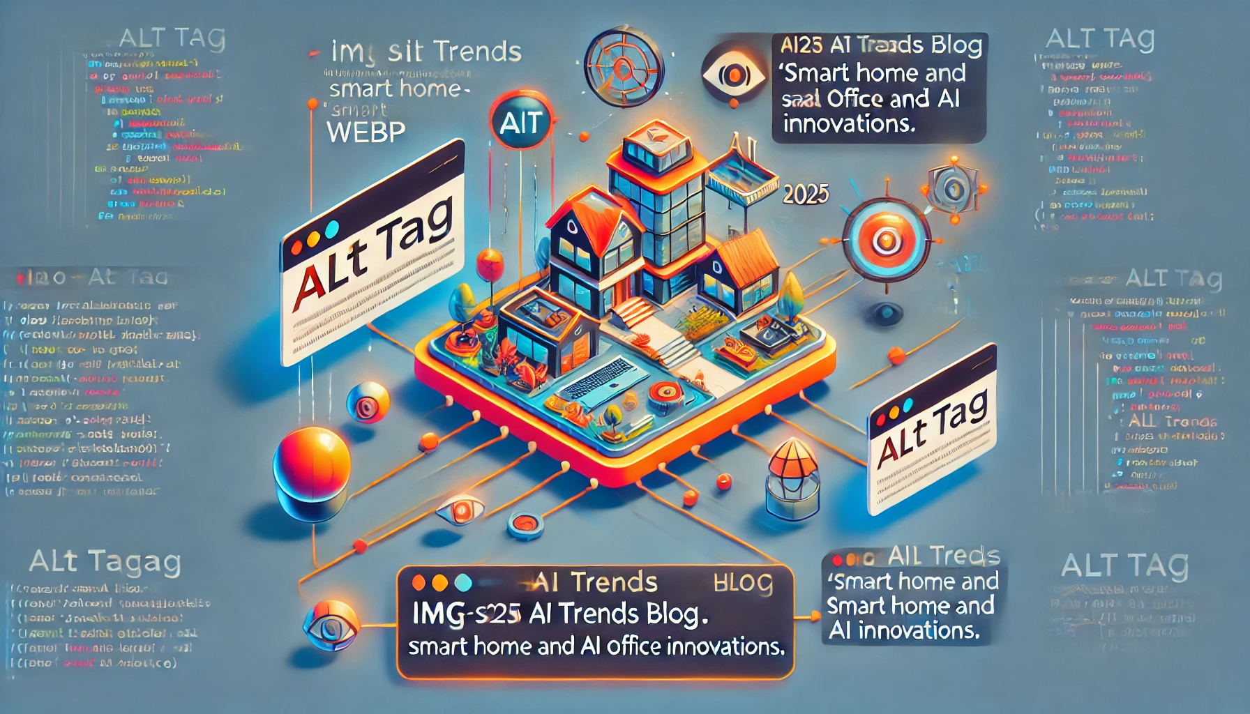 Alt 태그의 활용과 SEO의 중요성을 시각적으로 표현