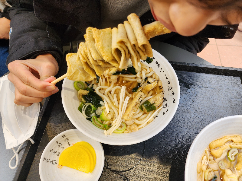 영동고속도로 - 안산휴게소 - 어묵우동