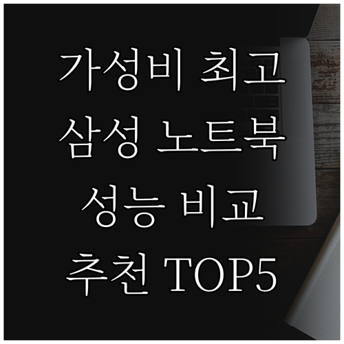 가볍고 성능 좋은 삼성 노트북 5가지