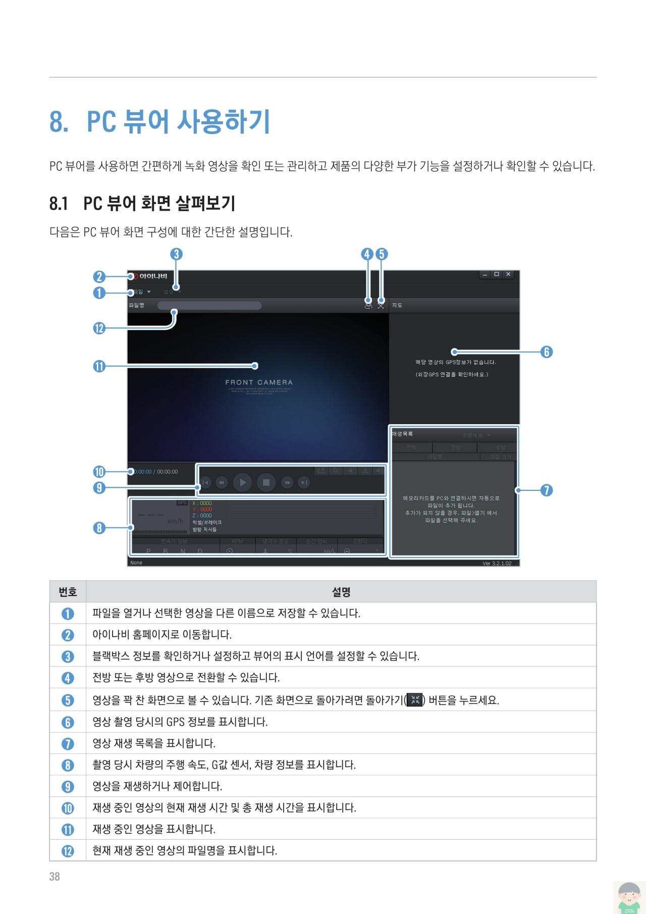 아이나비 Z8000 사용설명서 바로보기