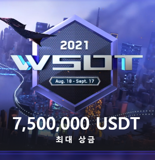  바이비트 WSOT 2021 세계 트레이딩 대회 (팀장, 팀원, 개인전, NFT, 상금 $7,500,000)