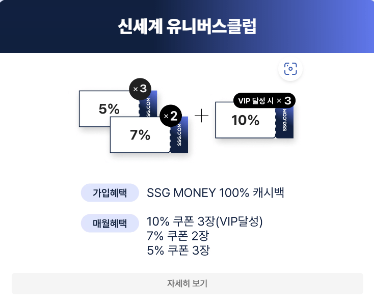 신세계 유니버스 클럽의 혜택