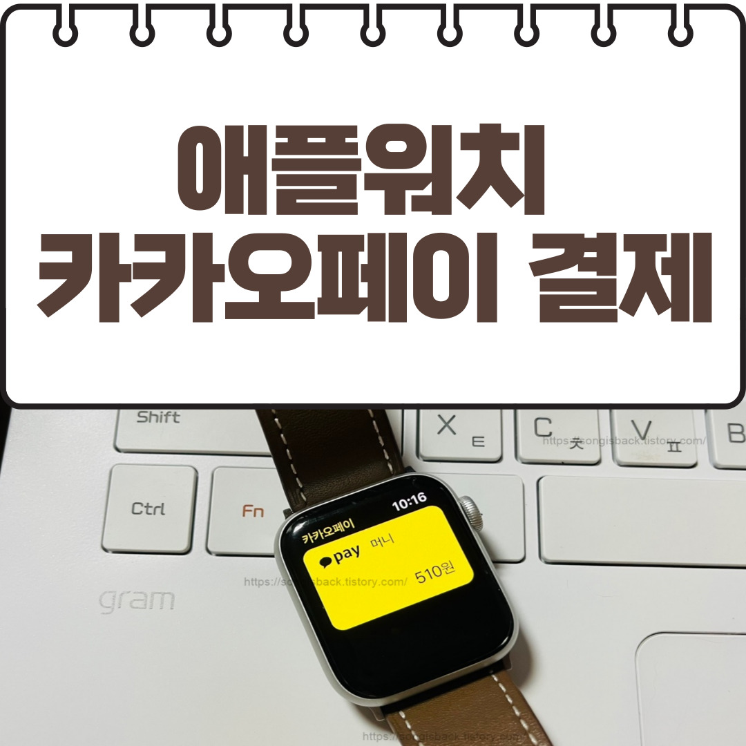 애플워치 카카오페이 결제방법 (watch os 8이상)