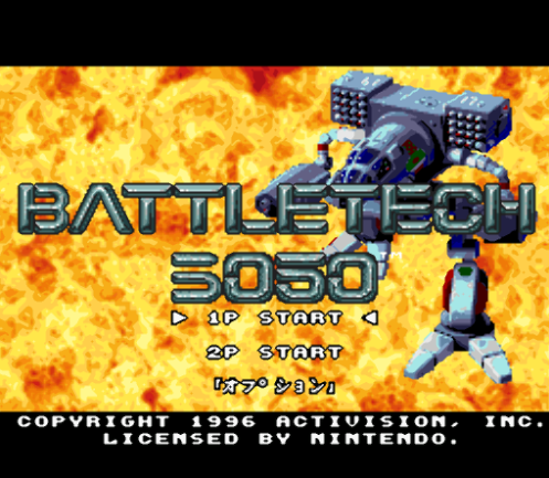  배틀테크 3050 - BattleTech 3050 (슈퍼 패미컴 - SFC 롬파일 다운)