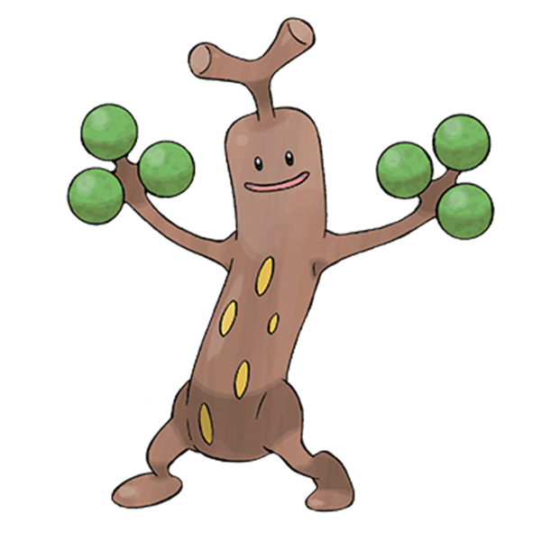  [포켓몬도감]  No. 185 꼬지모 Sudowoodo #185