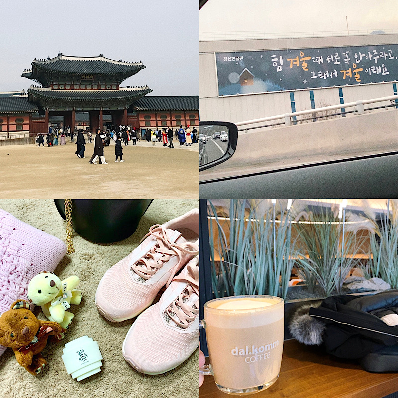  2월 데일리룩,일상블로그:: 경복궁 산책,핑크 런닝화,달콤커피 주말나들이