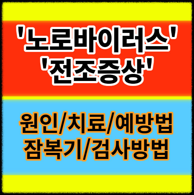 노로바이러스 전조증상