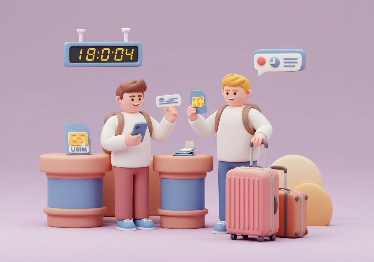 인천공항 유심 교체 시간 꿀팁 완벽 정리