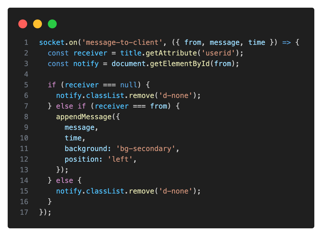 Node.js private chat (with. express, socket.io)