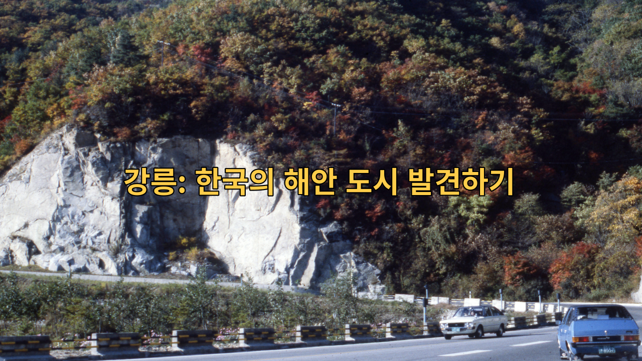  강릉 가볼만한곳: 한국의 해안 도시 발견하기