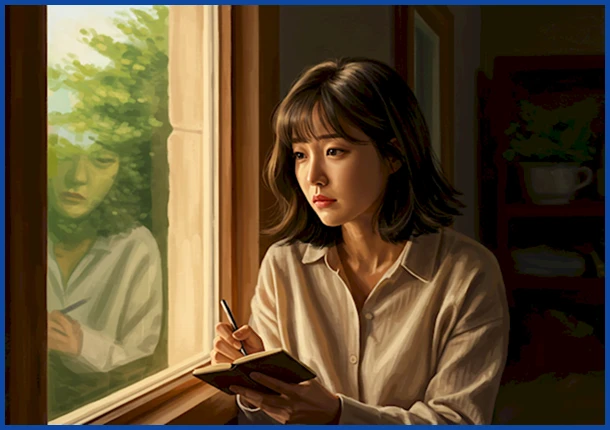 우울증 자가진단을 통해 마음을 돌보는 한국인 여성