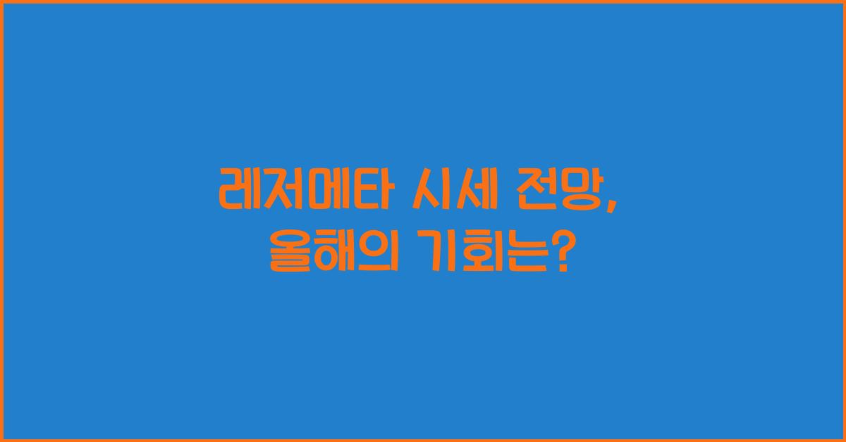 레저메타 시세 전망