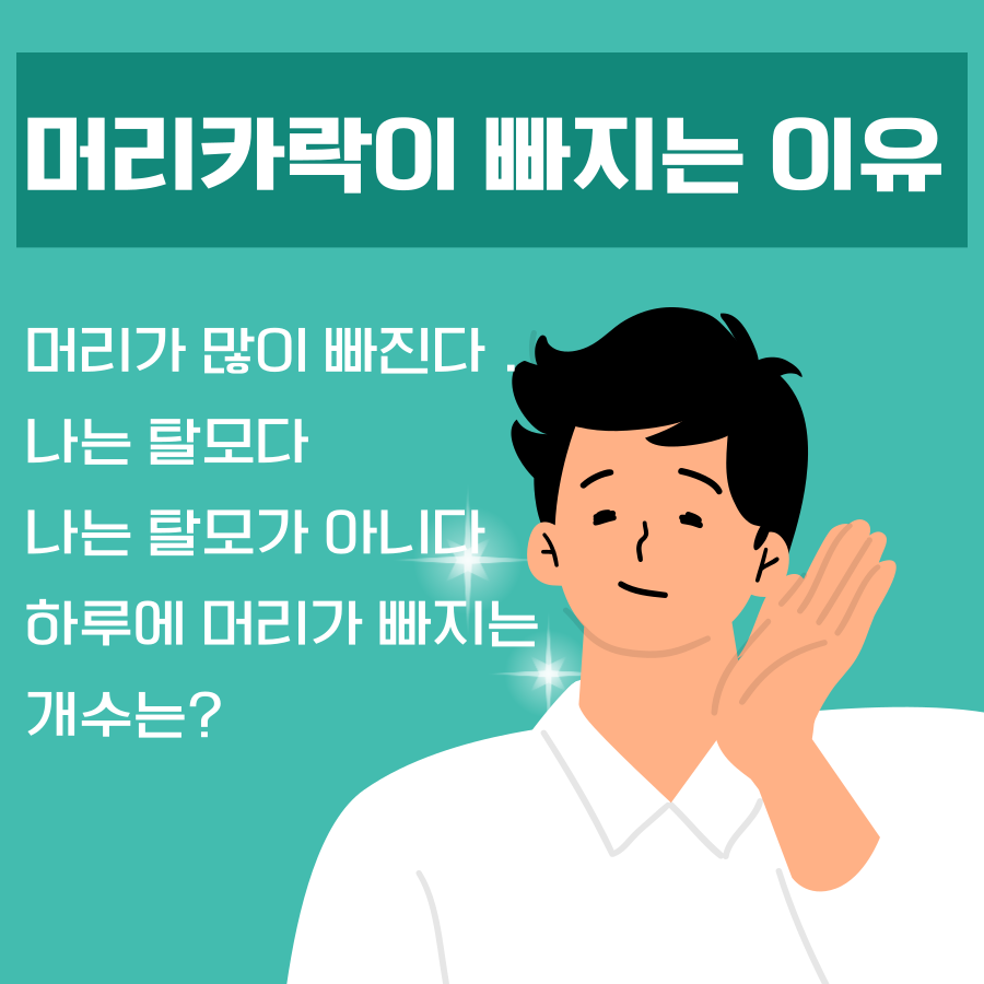  머리카락이 빠지는 이유