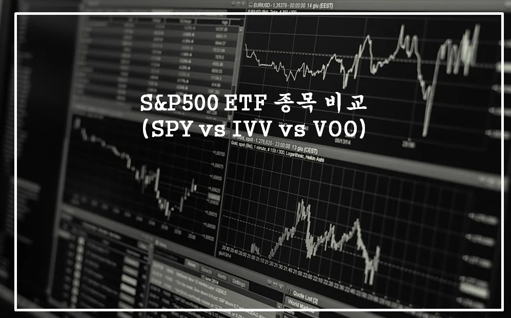  [미국 증시 종목] S&P500 ETF 종목 추천(SPY,IVV,VOO)