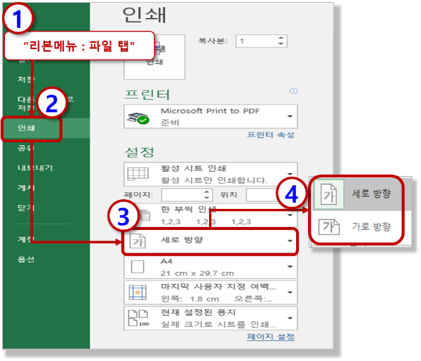 리본 메뉴 