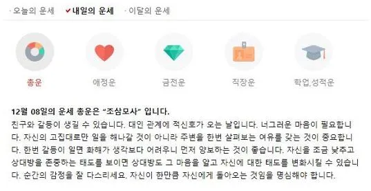 생년월일운세