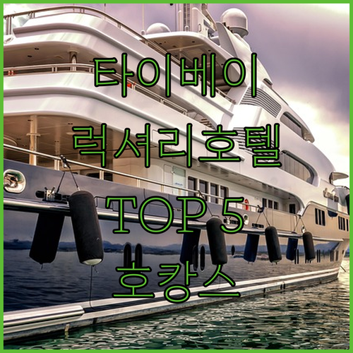 타이베이 럭셔리 호텔 TOP 5 특별