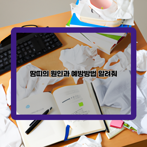  땀띠, 원인과 예방 방법 알아보기