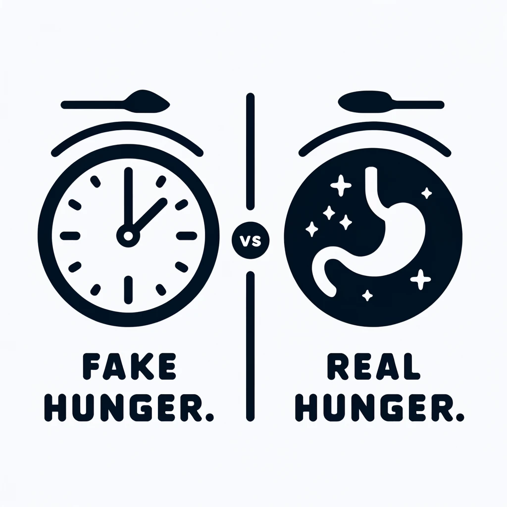 가짜 배고픔 VS 진짜 배고픔