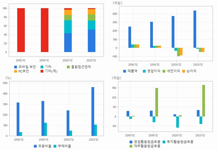 라온시큐어 재무분석