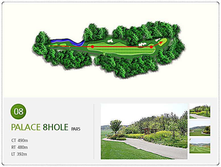 함평엘리체CC 팰리스 코스 8번 홀