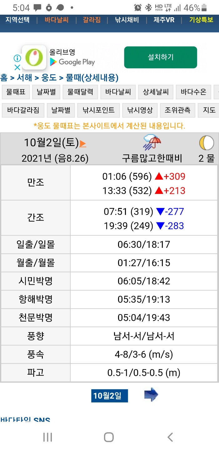  흙수저의 당일치기 여행 (part-02 망한 웅도잠수교)