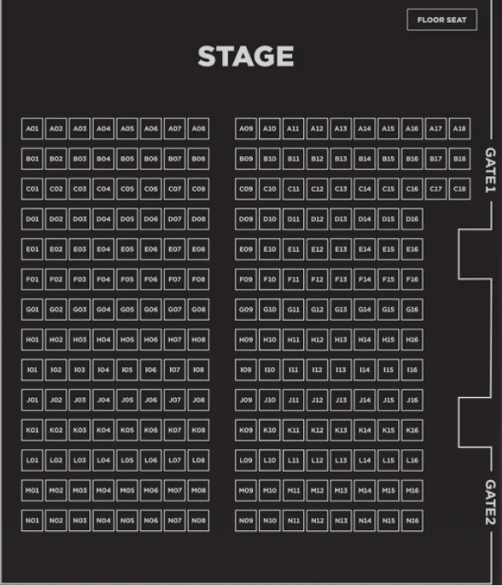 트롯걸즈재팬-1st-팬미팅-The-Beginning-더-비기닝-무신사-개러지-좌석배치도
