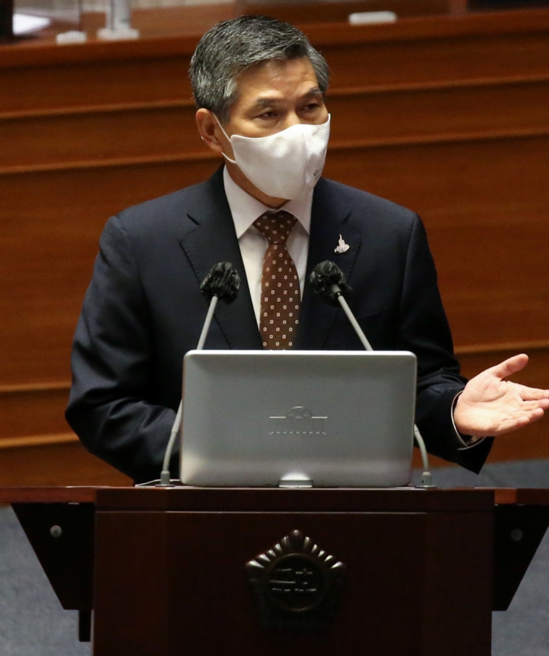  정경두 대정부질문 답변..전화 휴가 연장 가능?
