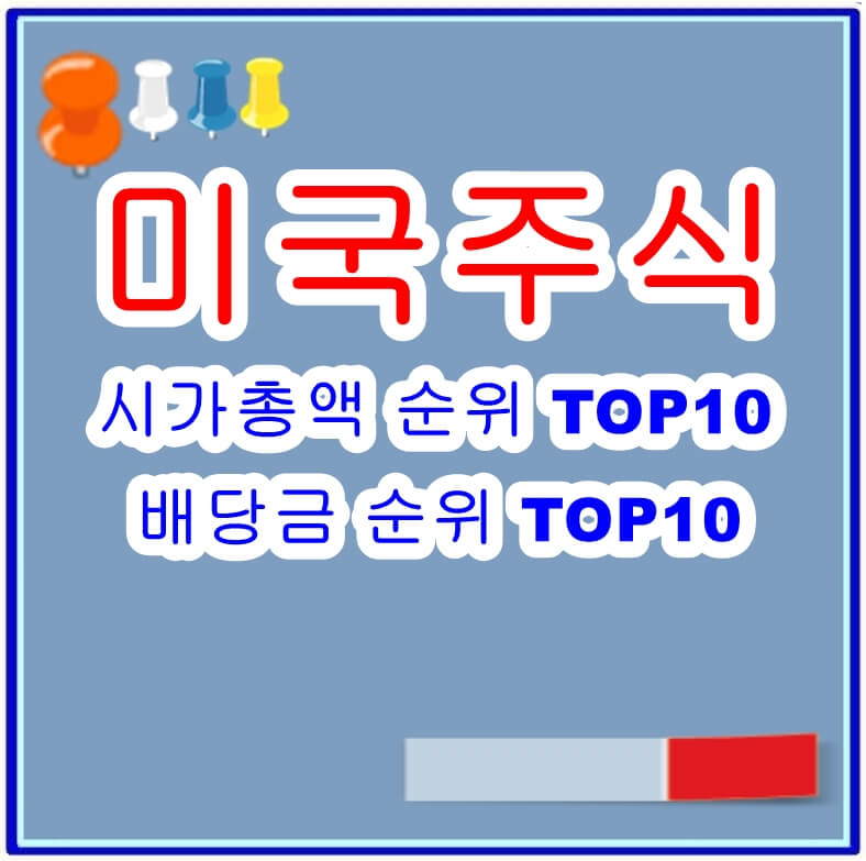 미국주식 시가총액과 배당금