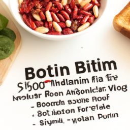 비오틴 효능? 부작용? 비오틴 많은 6