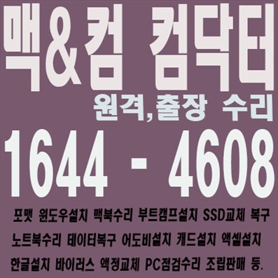  울산 컴퓨터수리 원격컴수리 포토샵,일러스트설치 캐드 윈도우설치, 한글 엑셀설치, 울산 스케치업 프리미어,인디자인설치 비대면으로 빠르게 설치