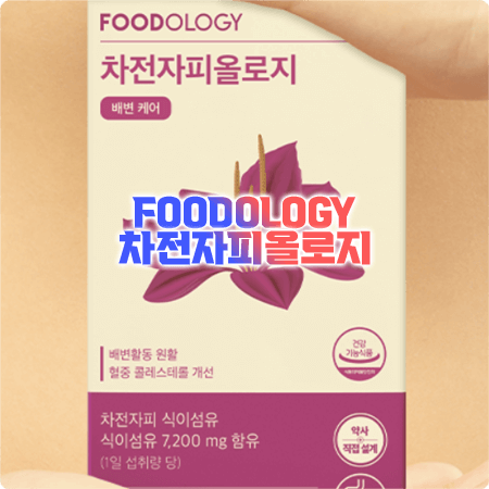  차전자피올로지 효과(효능), 성분, 함량, 부작용, 섭취방법 - 푸드올로지 고함량 차전자피