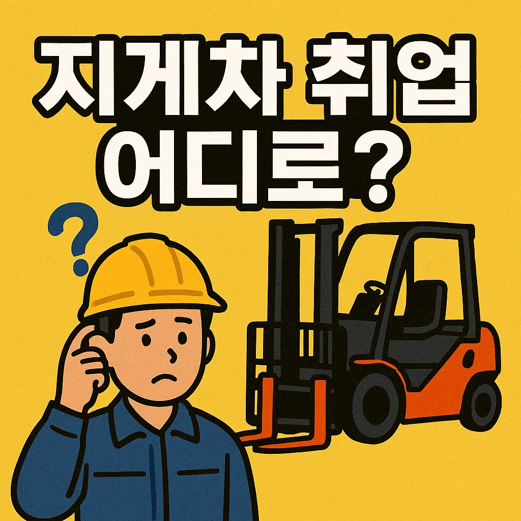 지게차 자격증 따면 뭐해요? 취업 분야와 연봉까지 정리!