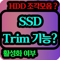 SSD 트림 기능 썸네일