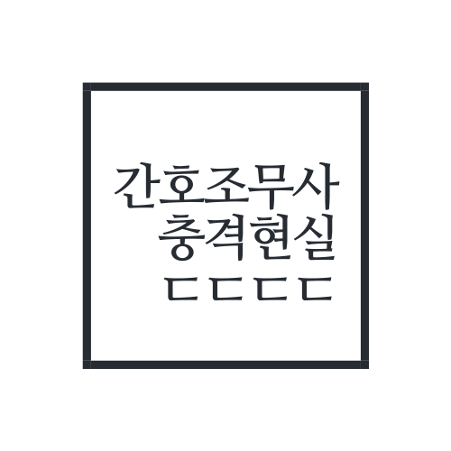  간호조무사 현실은 어떨까..? 간호조무사 현실썰 모음zip