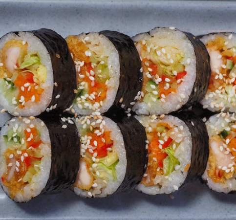 김밥의 영양소, 칼로리, 건강에 대한 효능