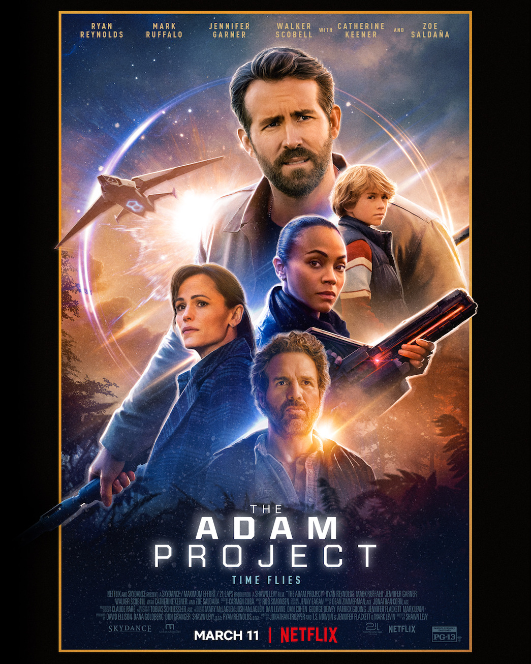 라이언 레이놀즈 주연 영화, 애덤 프로젝트 넷플릭스 포스터