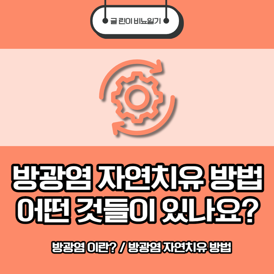  방광염 자연치유 방법 어떤 것들이 있나요?