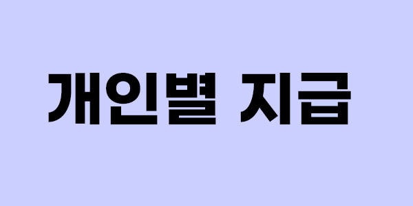 개인별 지급