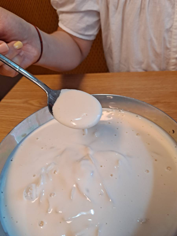콩국물 한숟가락