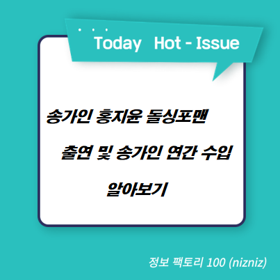  송가인 홍지윤 돌싱포맨 출연 및 송가인 연간 수입