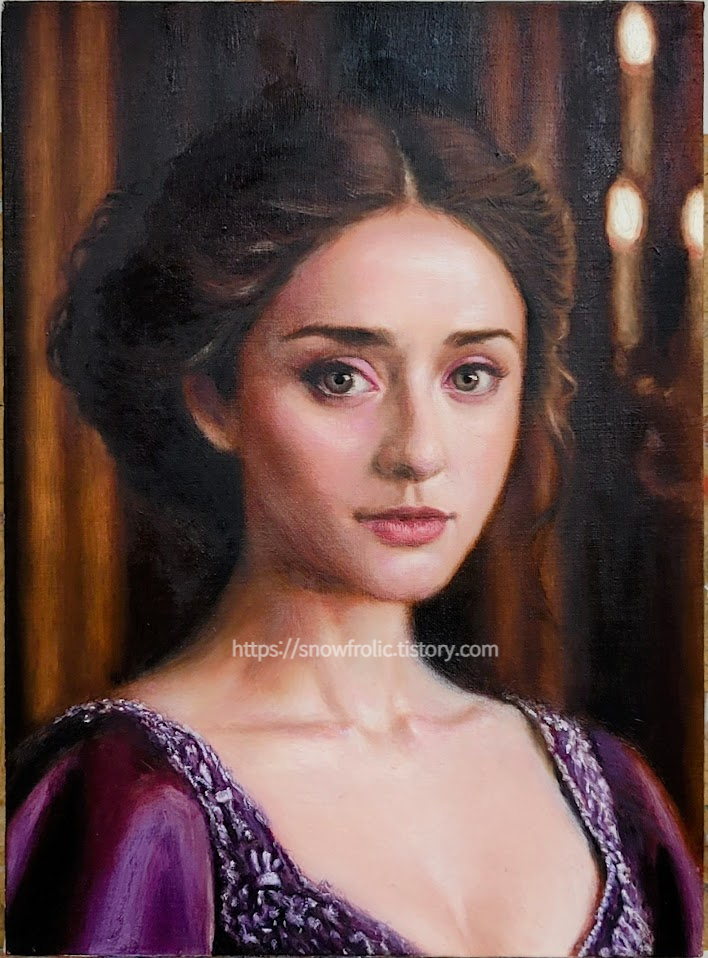 Unkown Named Lady, Oil on Linen 8F, 2024