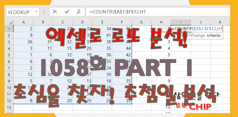  로또 1058회 예상번호 분석 10조합