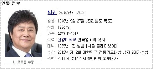 남진 노래모음 남진 노래모음