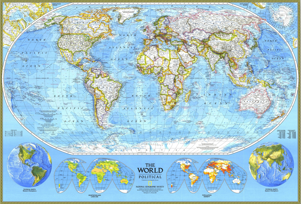 the world political map