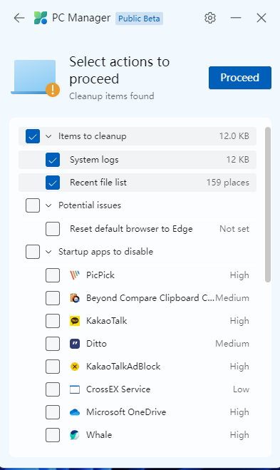 Microsoft PC Manager