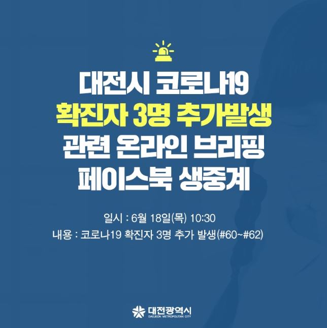  대전시 60번 61번 62번 코로나19 괴정동 오렌지타운 확진자 동선..송촌동 바른몸의원 대전동산감리교회 방문