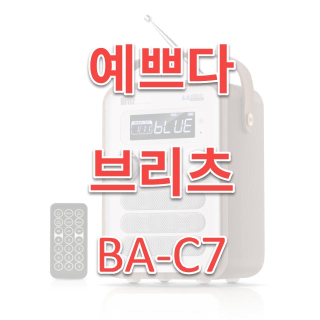  브리츠 BA-C7 블루투스 라디오 스피커 후기